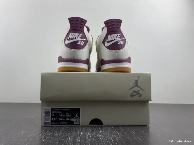 1st Kicks Shoes Sapphire Red DR5415-102 x Jordan SB 4 0514